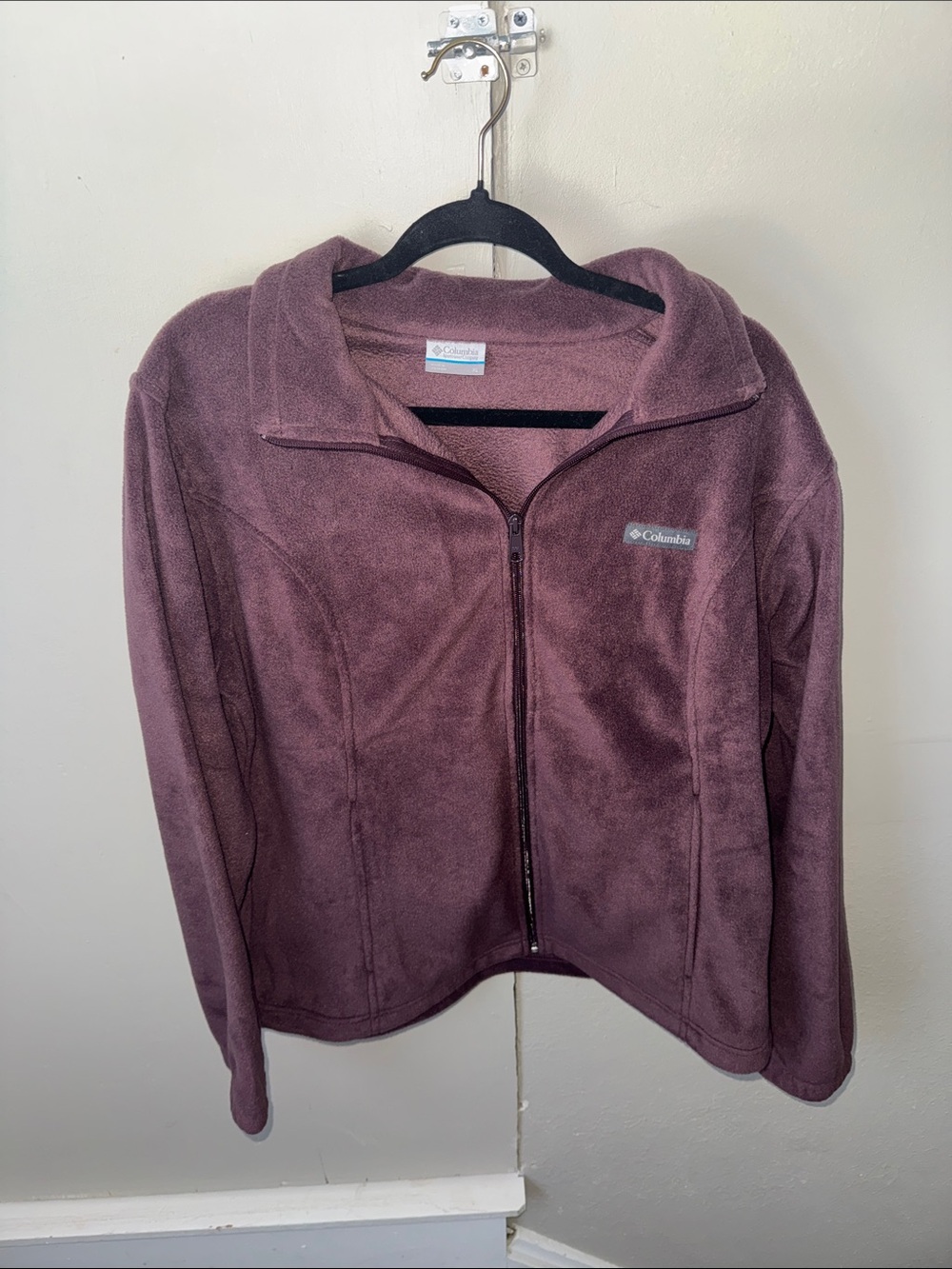 Columbia Women's Full-Zip Teddy Jacket in Plum